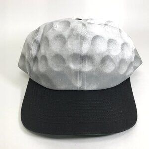 Vintage Golf Ball Snapback Hat All Over Print San Sun Cap '90s